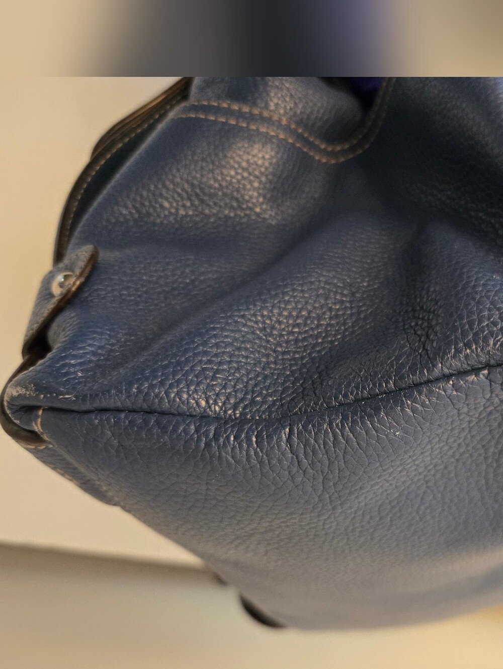 Tignanello Blue Shoulder Bag Satchel - Picture 6 of 16